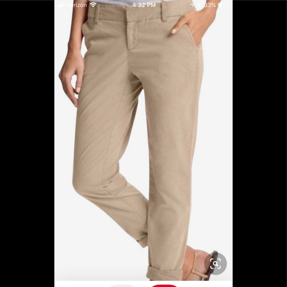 Caslon Cropped Ankle Pants in Light Khaki